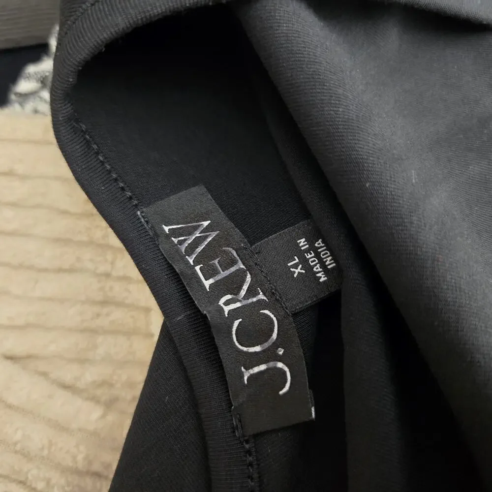 J. Crew Elegant Black Pleated Maxi Dress - Picture 9 of 10